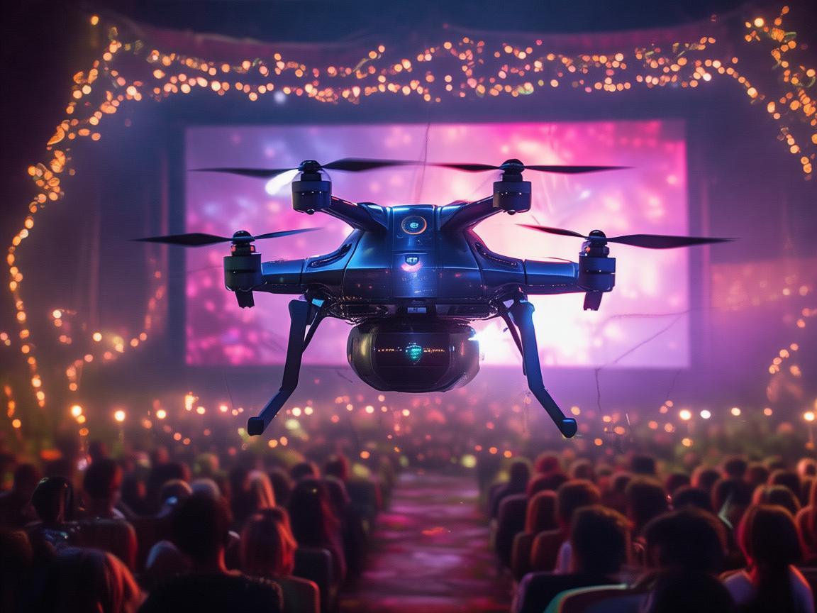 无人机导航科技助力电影节精彩呈现
